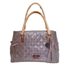 Guess Satchel Handbag with Tan Handles